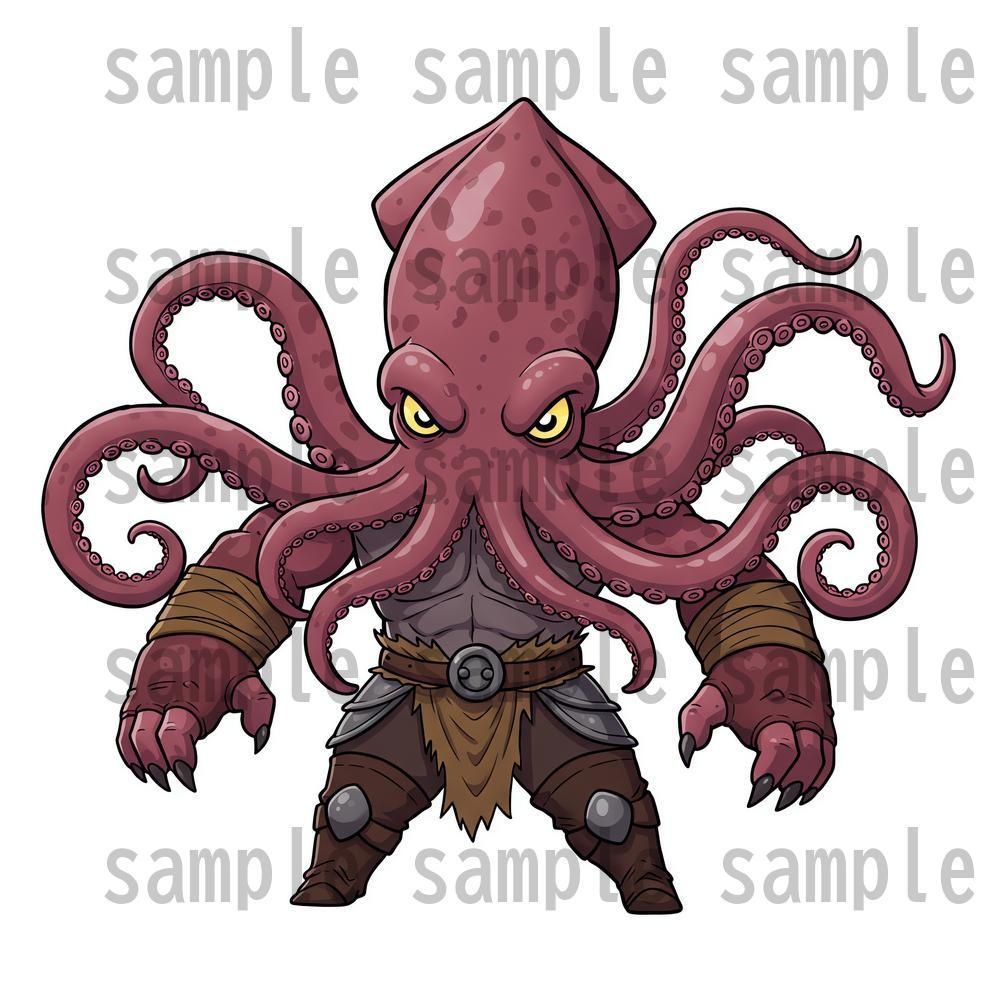 【950体】RPGモンスター19系統x50体 デフォルメデザイン【著作権フリー素材】TRPGや動画・表紙などに!