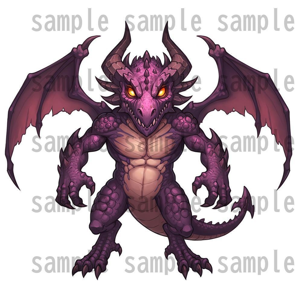 【950体】RPGモンスター19系統x50体 デフォルメデザイン【著作権フリー素材】TRPGや動画・表紙などに!