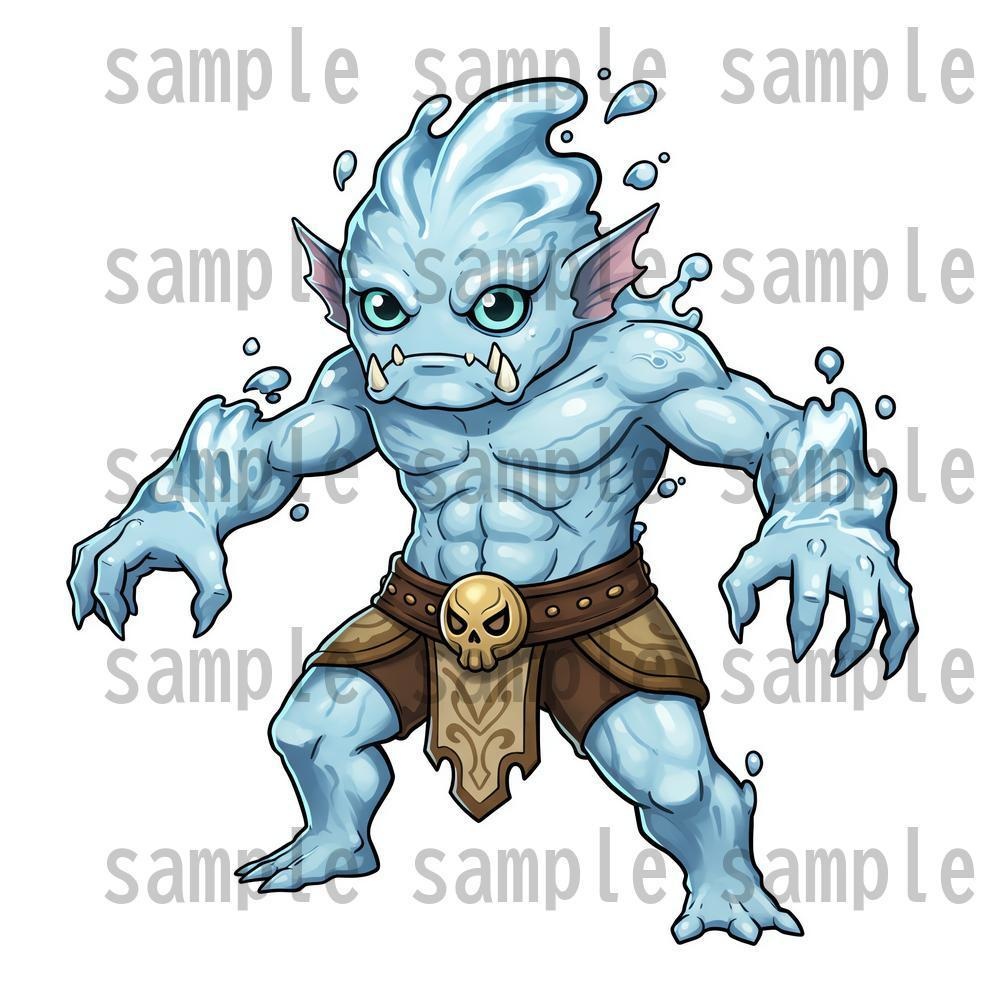 【950体】RPGモンスター19系統x50体 デフォルメデザイン【著作権フリー素材】TRPGや動画・表紙などに!