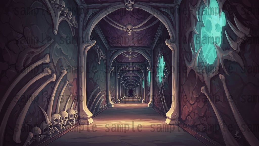 【142枚】ネクロマンサー帝国 ダークファンタジー【著作権フリー素材】TRPGや動画などに!