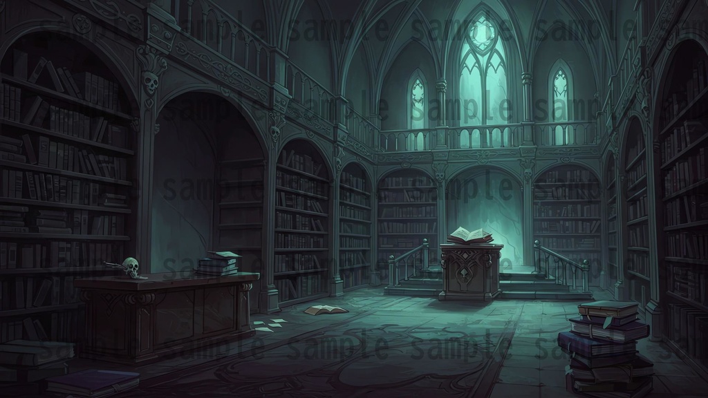 【142枚】ネクロマンサー帝国 ダークファンタジー【著作権フリー素材】TRPGや動画などに!