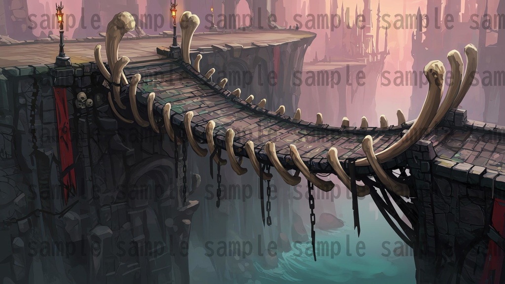 【142枚】ネクロマンサー帝国 ダークファンタジー【著作権フリー素材】TRPGや動画などに!