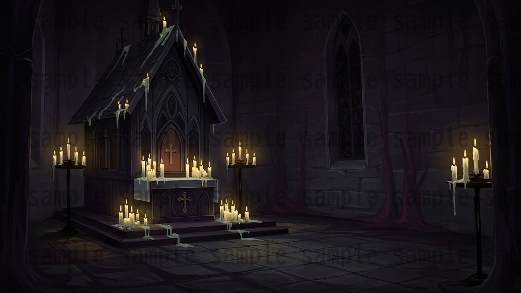 【142枚】ネクロマンサー帝国 ダークファンタジー【著作権フリー素材】TRPGや動画などに!