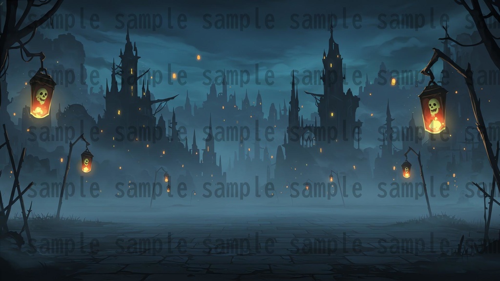 【142枚】ネクロマンサー帝国 ダークファンタジー【著作権フリー素材】TRPGや動画などに!