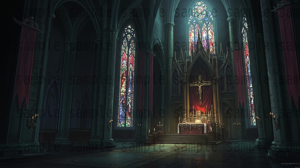 【142枚】ネクロマンサー帝国 ダークファンタジー【著作権フリー素材】TRPGや動画などに!