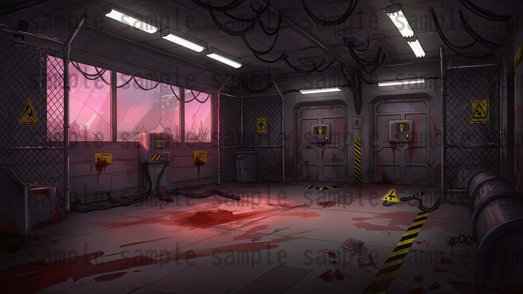 【101枚】禁断の実験研究所 背景イラスト【著作権フリー素材】TRPG/ゲーム背景画像