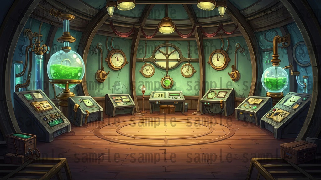 【101枚】禁断の実験研究所 背景イラスト【著作権フリー素材】TRPG/ゲーム背景画像