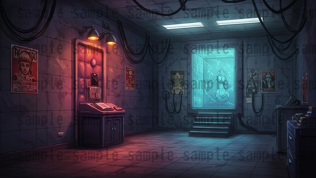 【101枚】禁断の実験研究所 背景イラスト【著作権フリー素材】TRPG/ゲーム背景画像