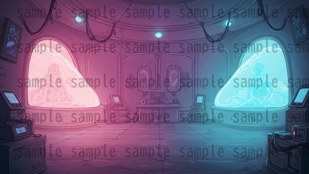 【101枚】禁断の実験研究所 背景イラスト【著作権フリー素材】TRPG/ゲーム背景画像