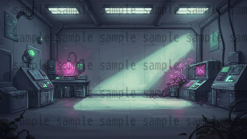 【101枚】禁断の実験研究所 背景イラスト【著作権フリー素材】TRPG/ゲーム背景画像