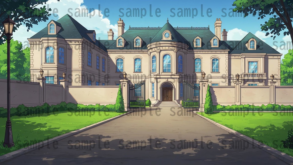 【230枚】豪邸屋敷の背景イラスト【著作権フリー素材】動画・TRPG背景画像