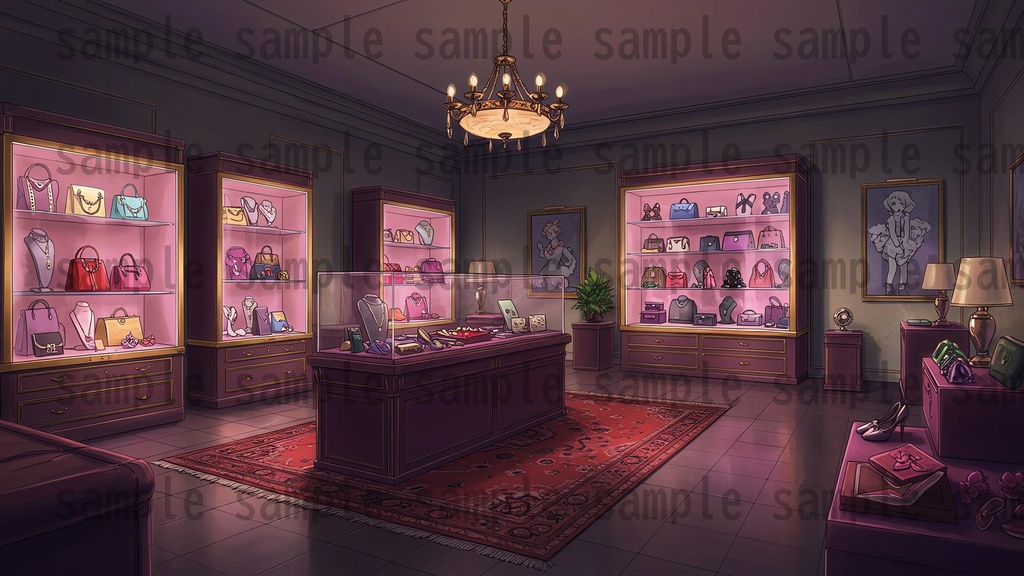 【230枚】豪邸屋敷の背景イラスト【著作権フリー素材】動画・TRPG背景画像