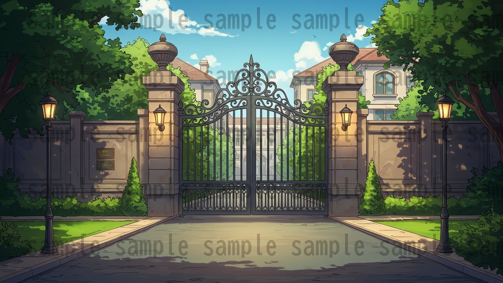 【230枚】豪邸屋敷の背景イラスト【著作権フリー素材】動画・TRPG背景画像