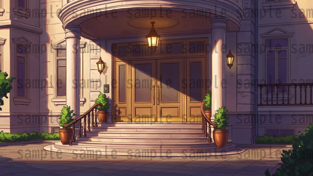 【230枚】豪邸屋敷の背景イラスト【著作権フリー素材】動画・TRPG背景画像