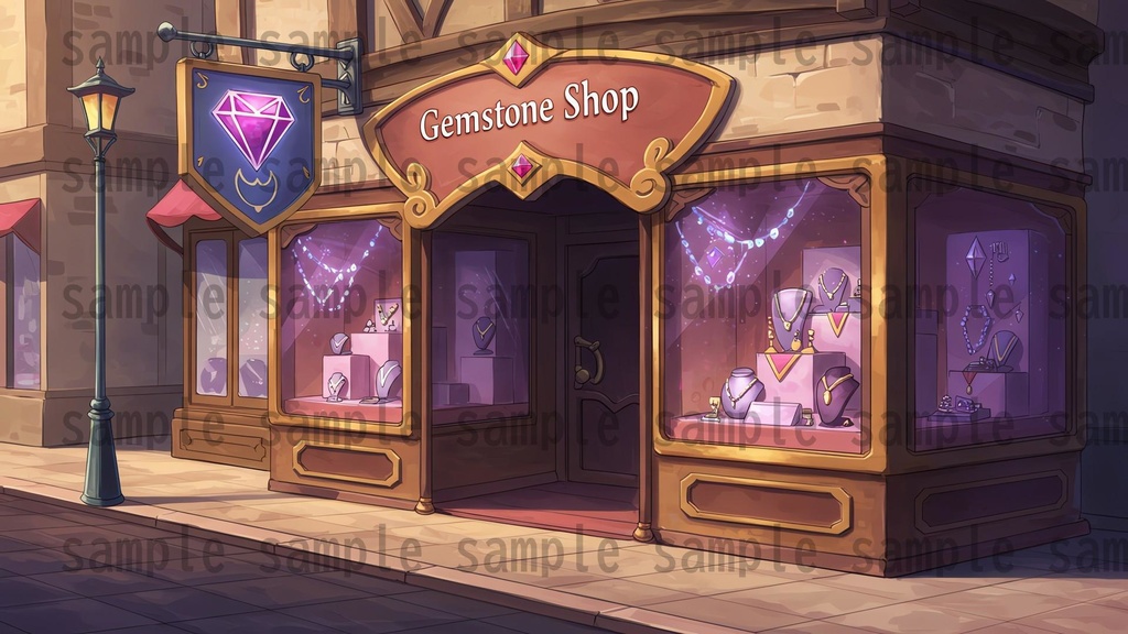 【180枚】ファンタジーRPG 店舗外観背景イラスト【著作権フリー素材】TRPG・動画/画像素材