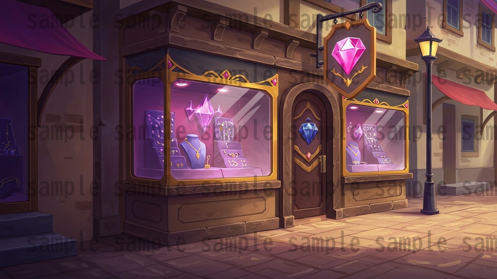 【180枚】ファンタジーRPG 店舗外観背景イラスト【著作権フリー素材】TRPG・動画/画像素材