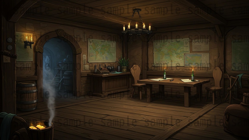 【183枚】RPG 店内背景イラスト【著作権フリー素材】店舗内画像/TRPG・動画素材などに!