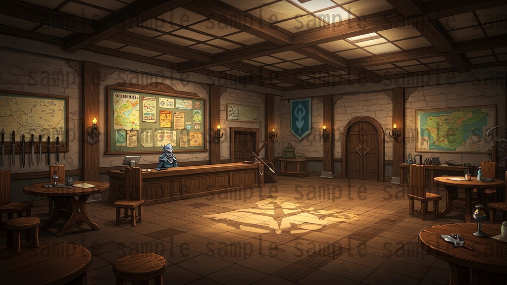 【183枚】RPG 店内背景イラスト【著作権フリー素材】店舗内画像/TRPG・動画素材などに!