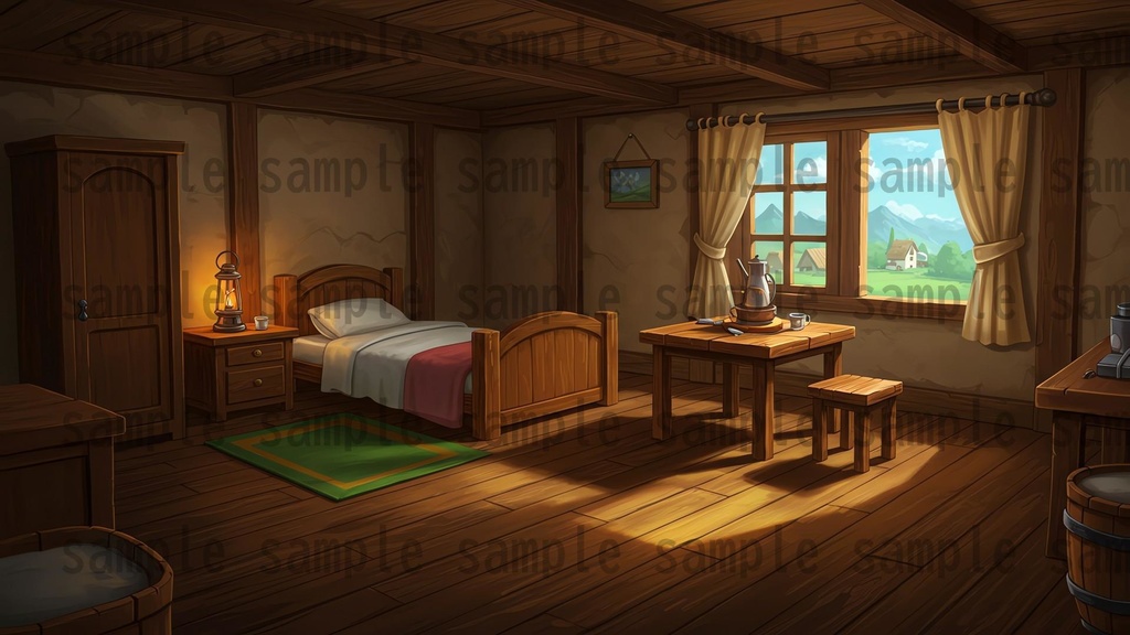 【183枚】RPG 店内背景イラスト【著作権フリー素材】店舗内画像/TRPG・動画素材などに!