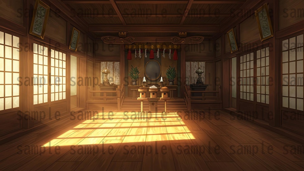 【226枚】日本の戦国時代RPG 店内風景 背景イラスト【著作権フリー素材】