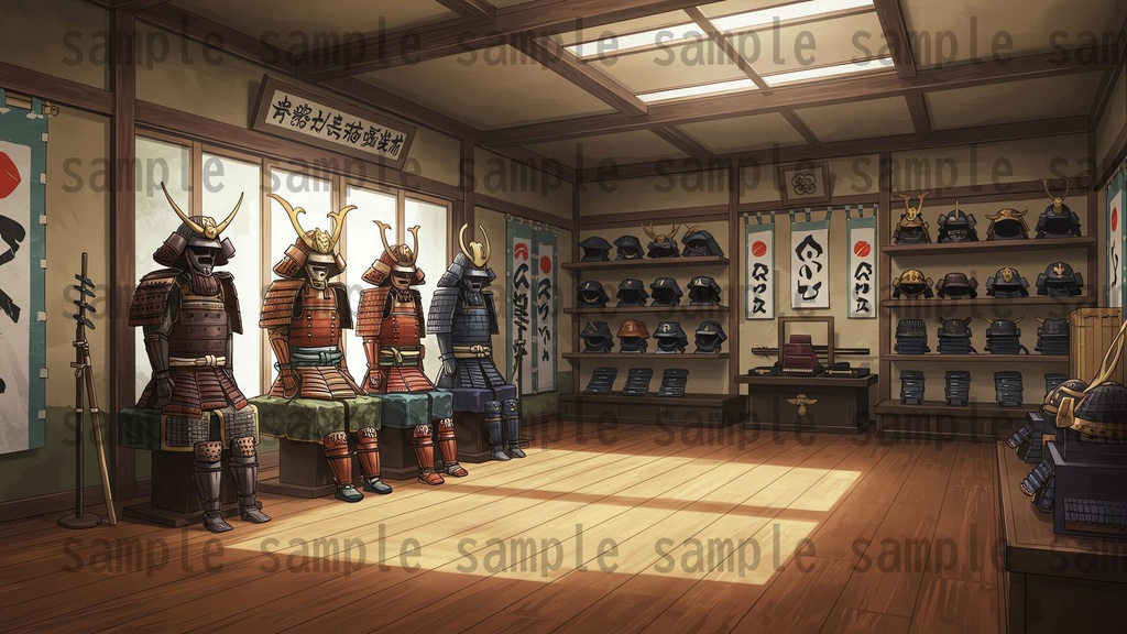 【226枚】日本の戦国時代RPG 店内風景 背景イラスト【著作権フリー素材】