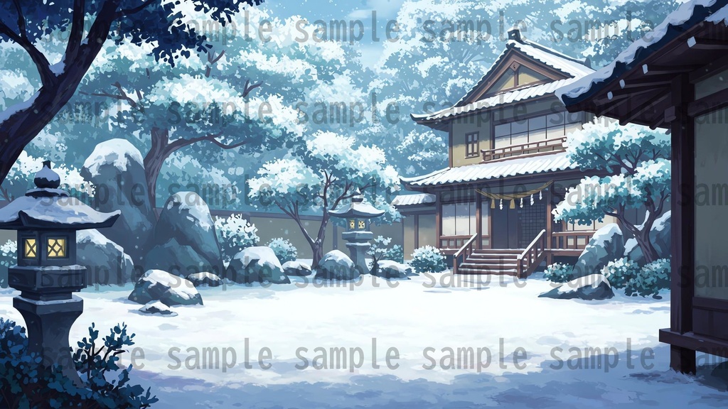 【251枚】古風で和風な日本の風景 背景イラスト【著作権フリー素材】古風な日本の画像