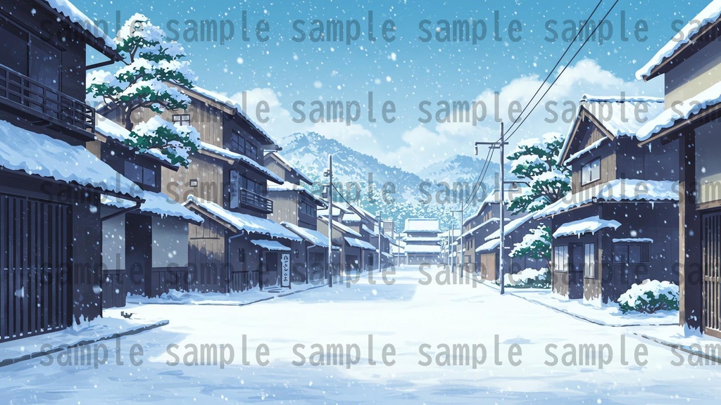 【251枚】古風で和風な日本の風景 背景イラスト【著作権フリー素材】古風な日本の画像