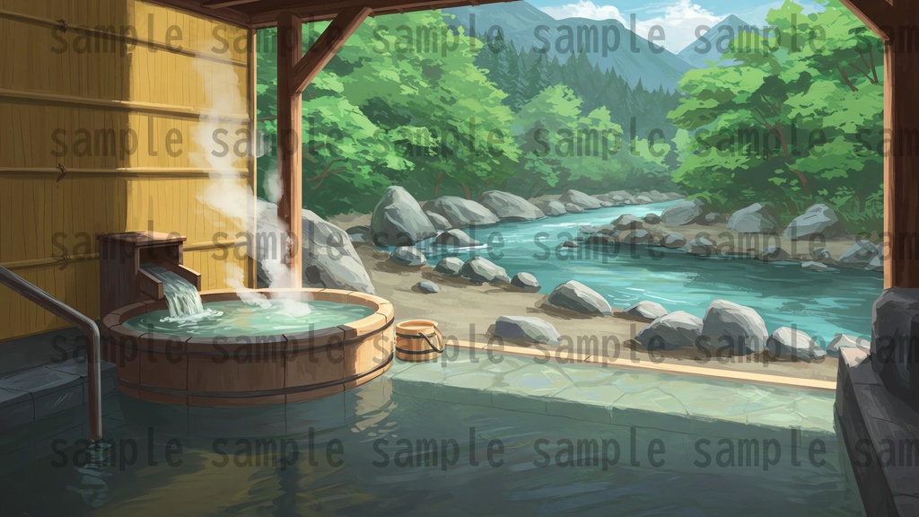 【251枚】古風で和風な日本の風景 背景イラスト【著作権フリー素材】古風な日本の画像