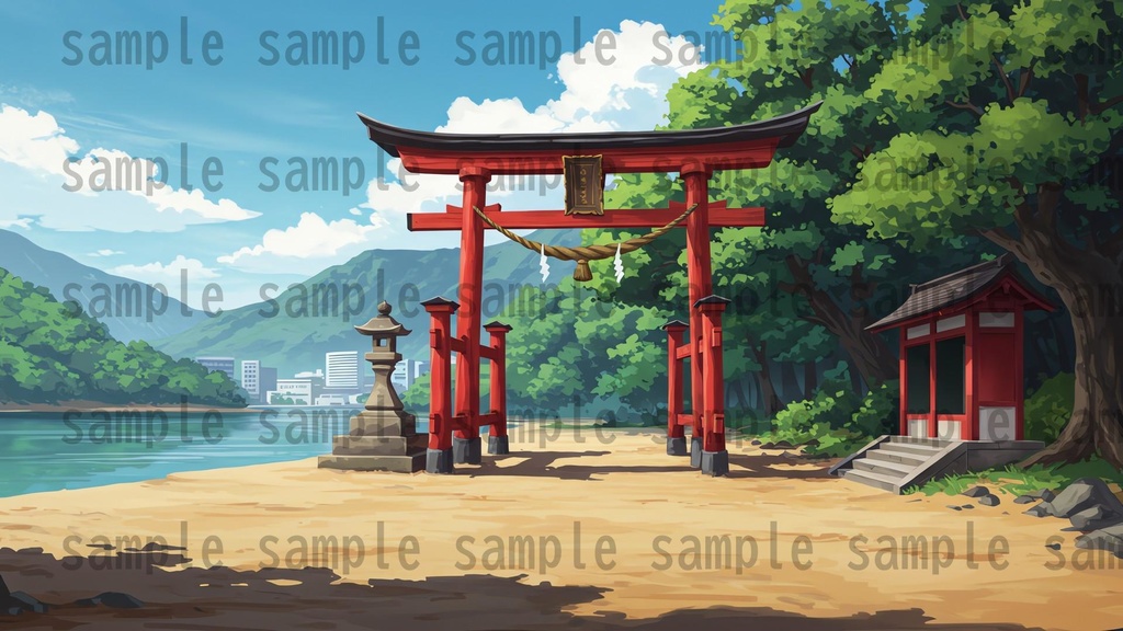 【251枚】古風で和風な日本の風景 背景イラスト【著作権フリー素材】古風な日本の画像