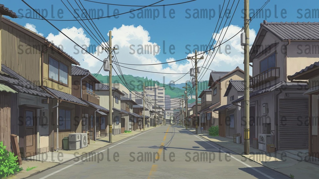 【251枚】古風で和風な日本の風景 背景イラスト【著作権フリー素材】古風な日本の画像