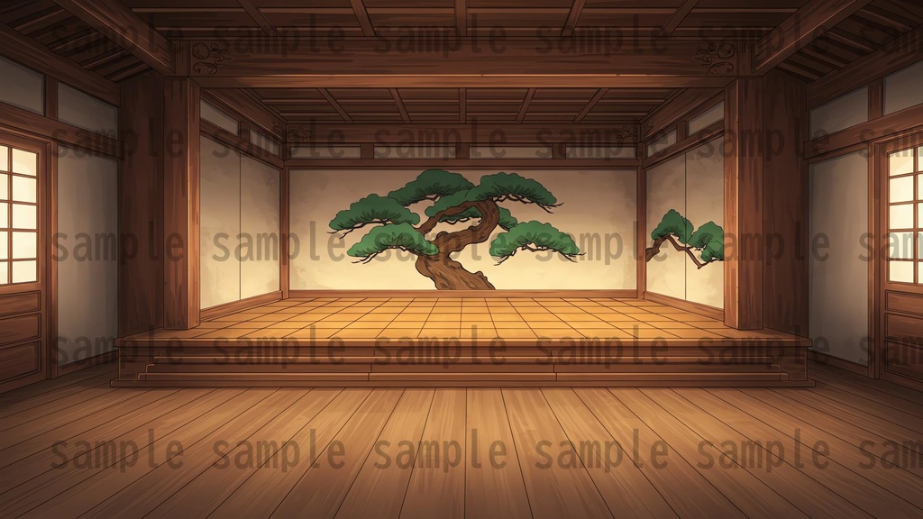 【251枚】古風で和風な日本の風景 背景イラスト【著作権フリー素材】古風な日本の画像