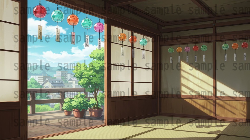 【251枚】古風で和風な日本の風景 背景イラスト【著作権フリー素材】古風な日本の画像