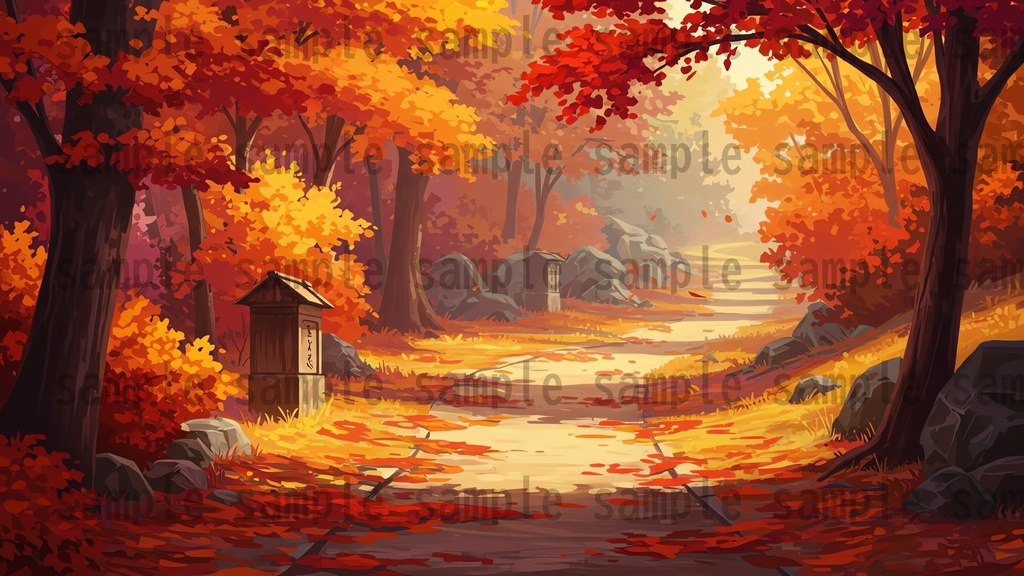 【251枚】古風で和風な日本の風景 背景イラスト【著作権フリー素材】古風な日本の画像