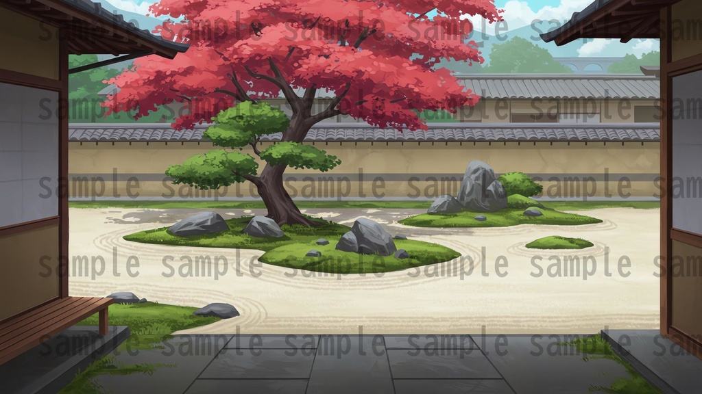 【251枚】古風で和風な日本の風景 背景イラスト【著作権フリー素材】古風な日本の画像