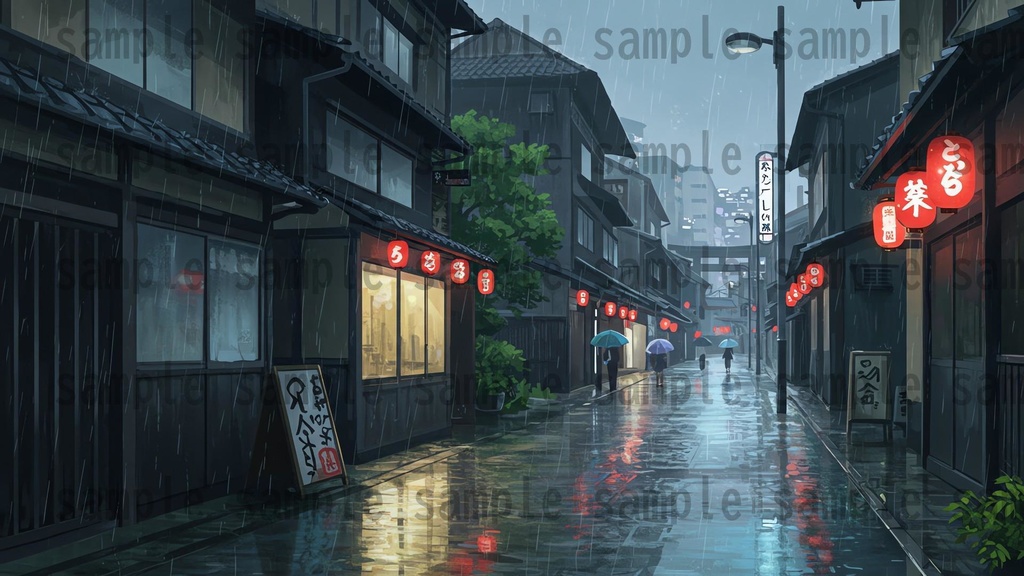 【251枚】古風で和風な日本の風景 背景イラスト【著作権フリー素材】古風な日本の画像