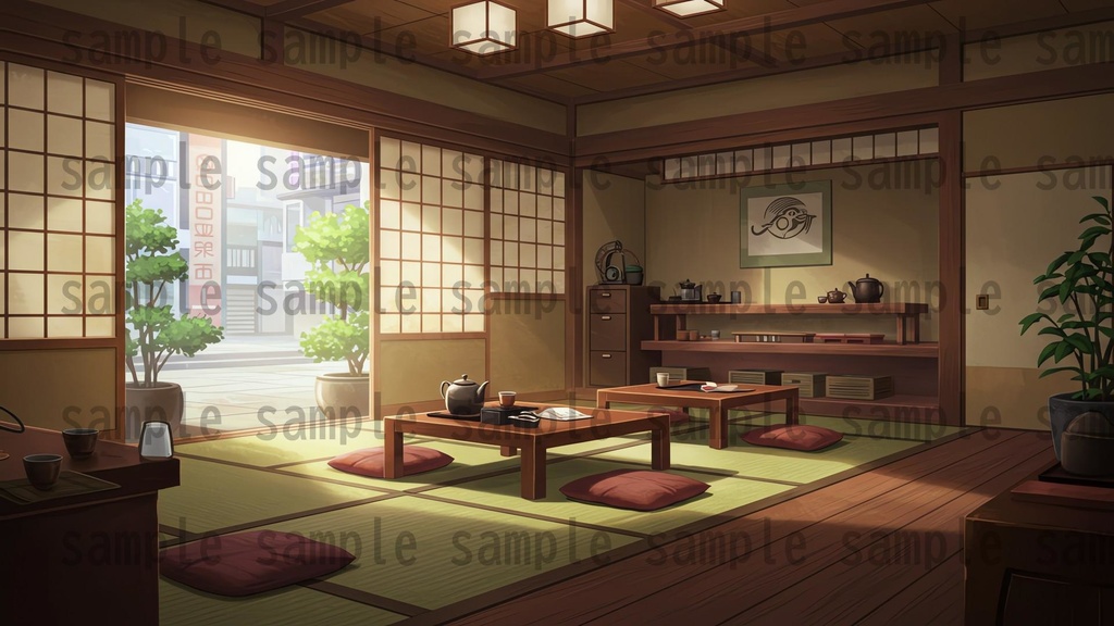 【251枚】古風で和風な日本の風景 背景イラスト【著作権フリー素材】古風な日本の画像