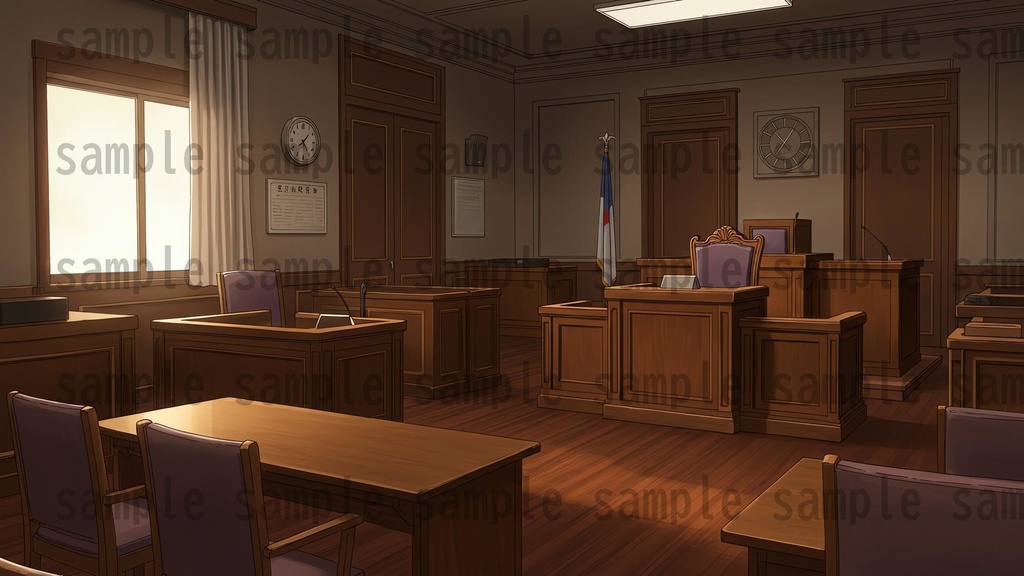 【188枚】裁判・法廷の背景イラスト【著作権フリー素材】