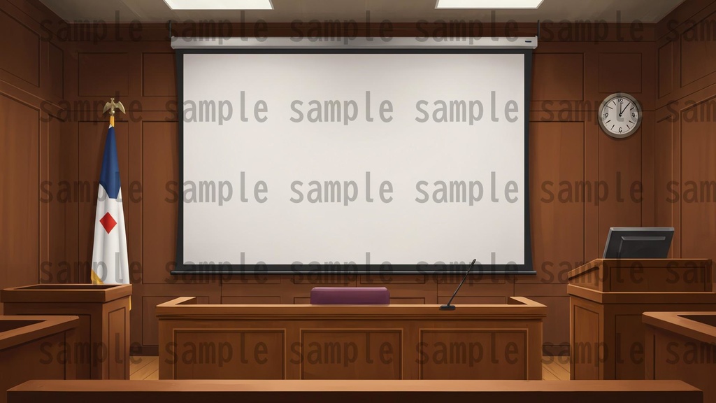 【188枚】裁判・法廷の背景イラスト【著作権フリー素材】