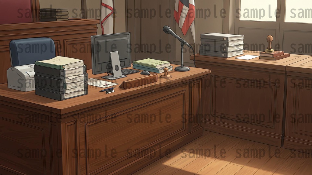 【188枚】裁判・法廷の背景イラスト【著作権フリー素材】