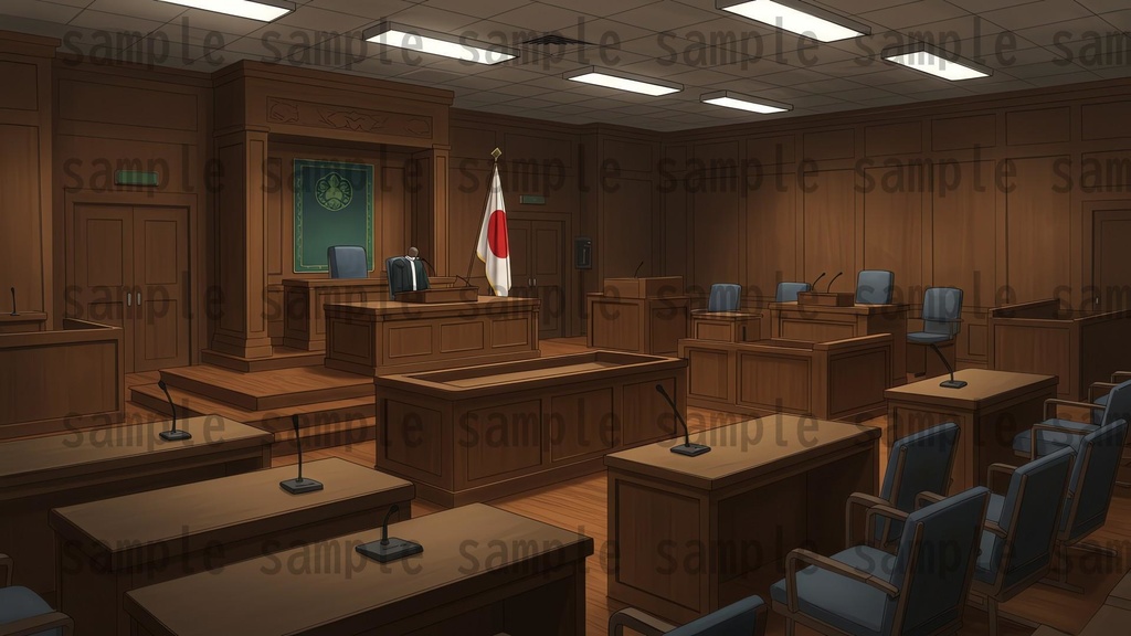 【188枚】裁判・法廷の背景イラスト【著作権フリー素材】