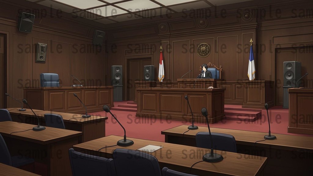 【188枚】裁判・法廷の背景イラスト【著作権フリー素材】