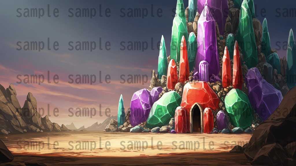 【68種類/112枚】城・宮殿の外観 背景イラスト【著作権フリー素材】