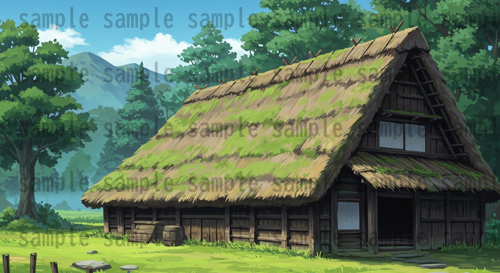 【155枚】日本の田舎の風景 背景イラスト【著作権フリー素材】風景画像