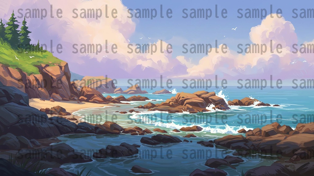 【139種/246枚】ファンタジー風景 背景イラスト【著作権フリー素材】TRPG・動画/画像素材