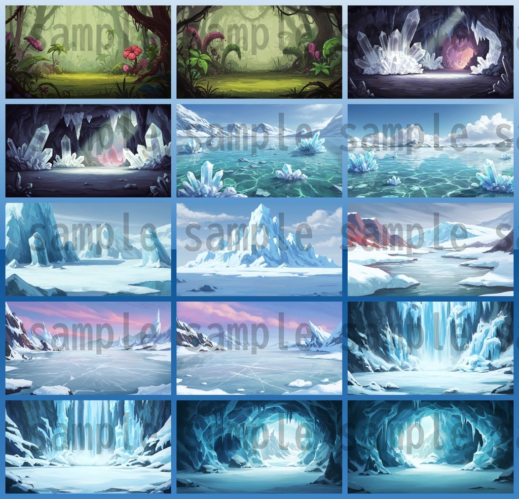 【139種/246枚】ファンタジー風景 背景イラスト【著作権フリー素材】TRPG・動画/画像素材