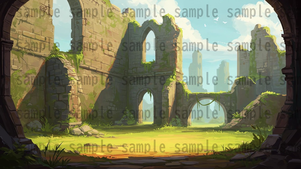 【139種/246枚】ファンタジー風景 背景イラスト【著作権フリー素材】TRPG・動画/画像素材