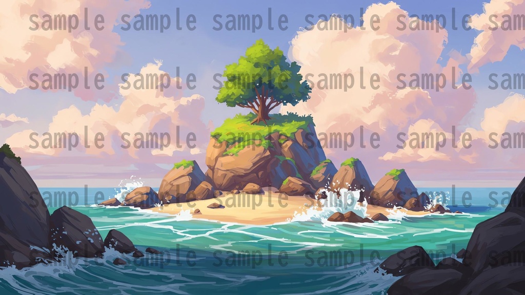 【139種/246枚】ファンタジー風景 背景イラスト【著作権フリー素材】TRPG・動画/画像素材