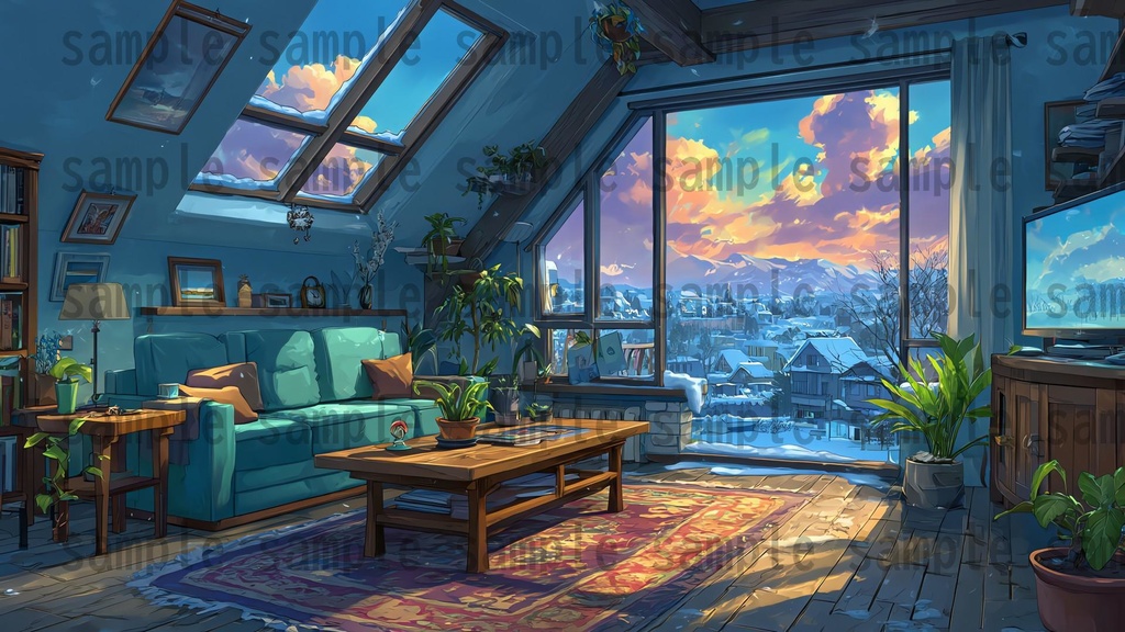 【700枚】色んな室内・部屋の背景イラスト【著作権フリー素材】