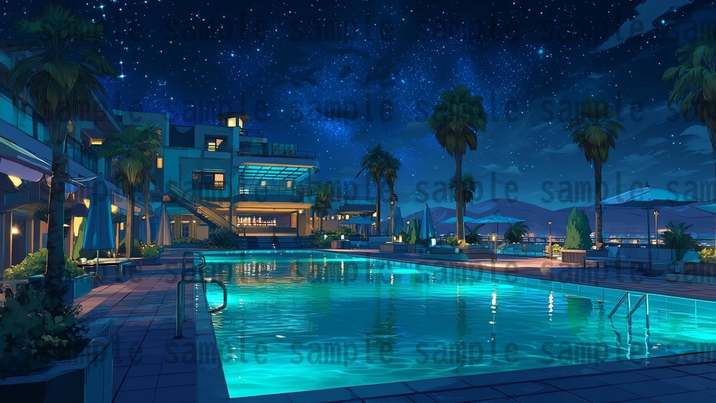 【194枚】リゾート地の風景 背景イラスト【著作権フリー素材】動画・TRPG背景画像