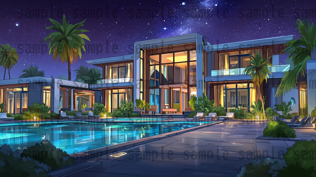 【194枚】リゾート地の風景 背景イラスト【著作権フリー素材】動画・TRPG背景画像